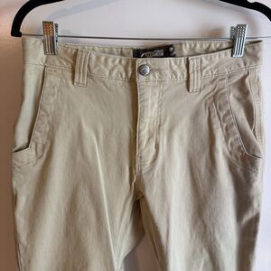 Mens Mountain Khakis Teton Pant Modern Fit Size 31x32 Retro Khaki Color EUC